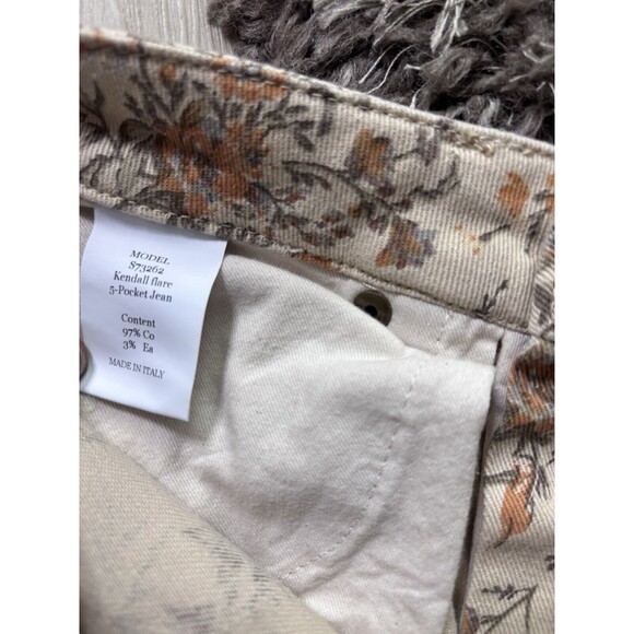 ANN MASHBURN FLORAL JEANS 28 Marvin Italy - Picture 4 of 5